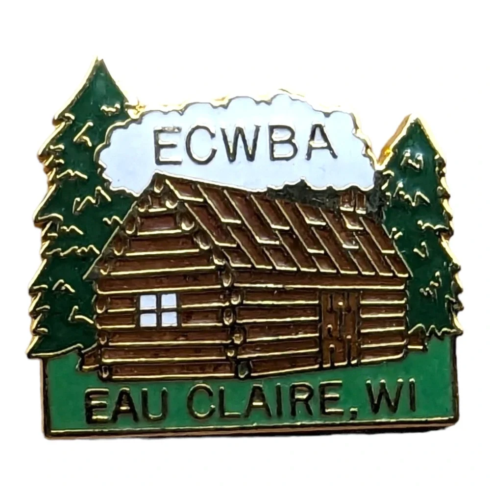 ECWBA East Central Wisconsin Bee Keepers Association Eau Claire Hat Lapel Pin